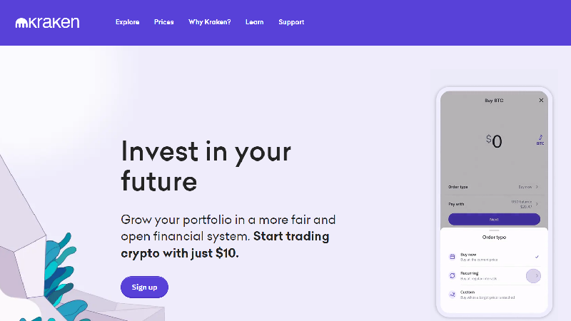 Kraken-Krypto-Börse Kraken-Krypto-Börse-mit-niedrigen-Gebühren