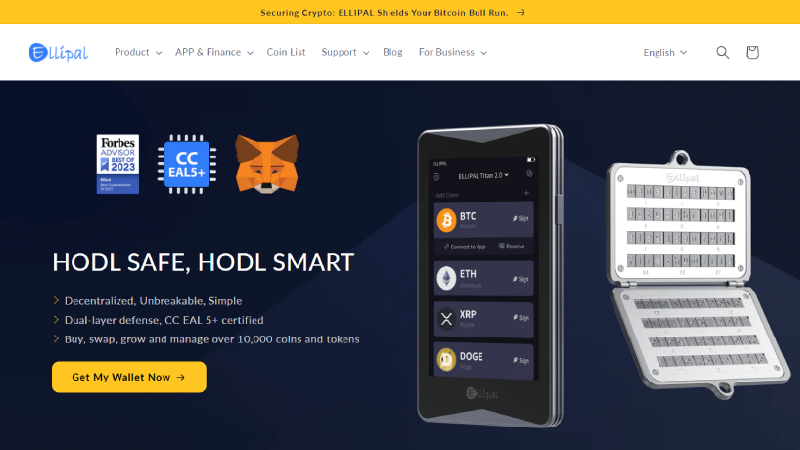 Ellipal-Wallet Ellipal-anonyme-Krypto-Geldbörse-ohne-KYC