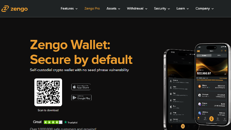 zengo-wallet zengo-anonyme-Krypto-Geldbörse-ohne-KYC