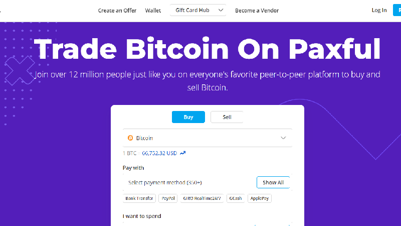 Paxful-p2p-Kryptobörse Paxful-p2p-Kryptobörse
