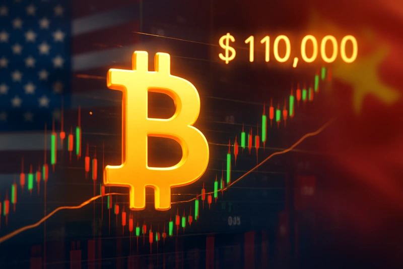 Bitcoin übersteigt 110.000 US-Dollar, da die Handelsgespräche zwischen den USA und China positive Fortschritte zeigen